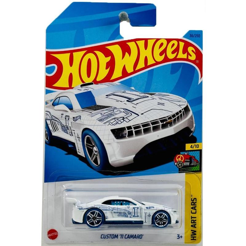 Carrinho Miniatura Hot Wheels Custom 11 Camaro 36/250 HKK17